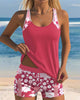 Sky | modisches Tankini-Set mit bedrucktem Boxer