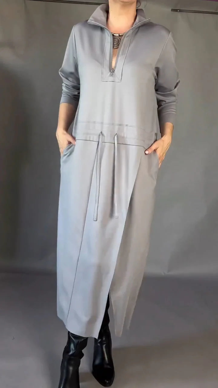 Katie | elegantes Kleid für Damen mit langen Ärmeln.