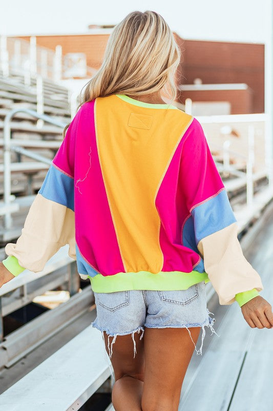Daniela | Patchwork-Top mit Ziernähten