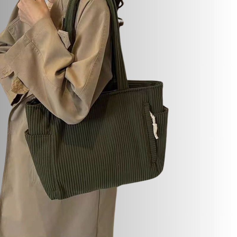 Lillie | Modische Kord-Umhängetasche mit Vintage-Charme
