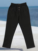 Renzo | Elastische Leinenhose im Casual-Stil