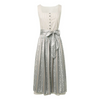 Elegantes Oktoberfest Dirndl Grau