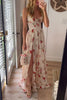 Yuna | Lange Kleid mit Blumenmuster