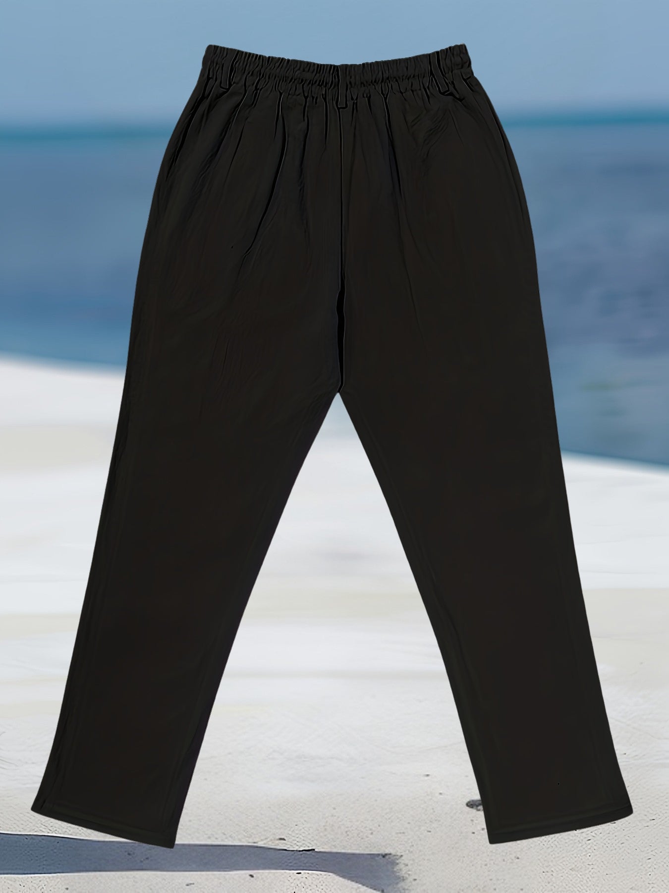 Renzo | Elastische Leinenhose im Casual-Stil