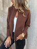 Ofelia | Fleecejacke mit strukturiertem Stehkragen