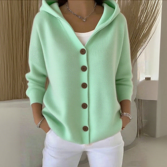 Layla™ | Klassische Damenstrickjacke mit langen Ärmeln