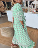 Liana | Bedrucktes Kleid mit V-Ausschnitt