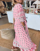 Liana | Bedrucktes Kleid mit V-Ausschnitt