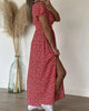 Everly | elegantes Maxikleid, schmeichelnder V-Ausschnitt.