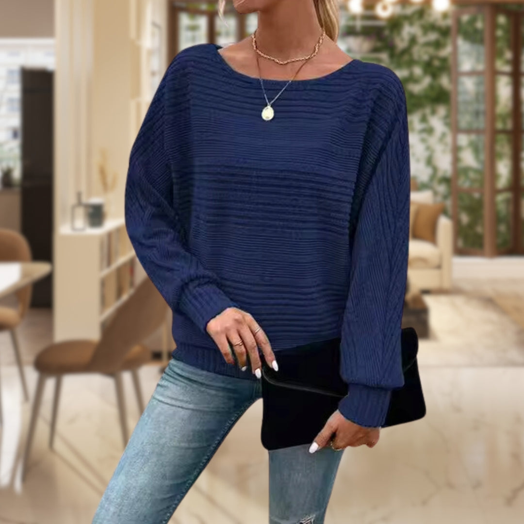 Alona | Zeitloser Struktur-Pullover für Damen