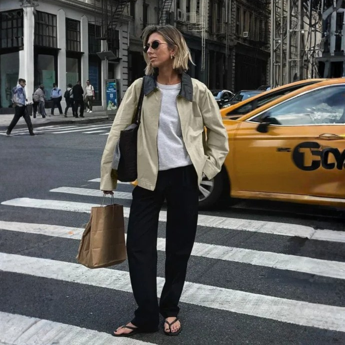 Amecia | Vintage Trenchcoat Im Hemdstil