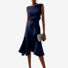 Jakarine | Asymmetrisches Midikleid