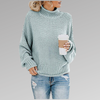 Carla™ | Klassischer Winterpullover - Baby blau / S