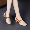 Annabelle | Elegante Sandalen mit niedrigem Absatz und runder Zehe