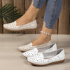 Azal | Blumige perforierte Loafer