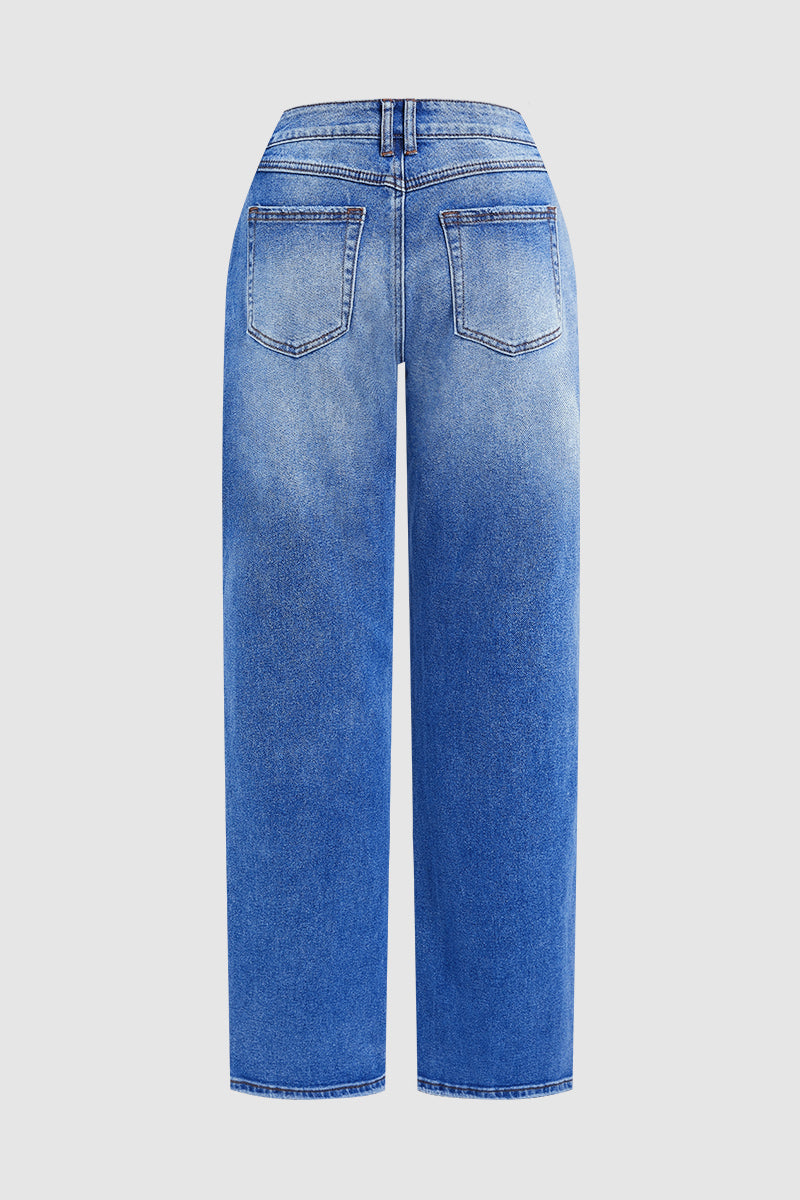 Rosalina | Damen Straight-Leg Jeans