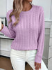 Glenda | Zopfmuster-Strickpullover