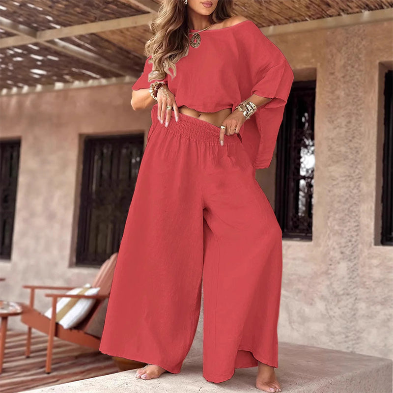 Kaiya | bequemes zweiteiliges Set für sommerliche Tage