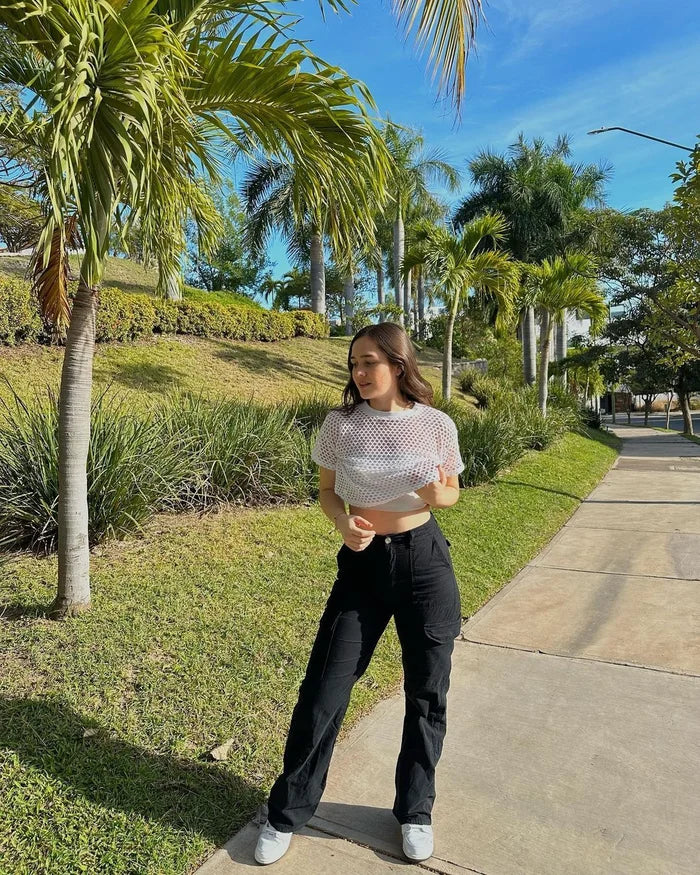 Jaina | Verstellbare Cargo-Hose In Gerader Passform