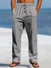 Renzo | Elastische Leinenhose im Casual-Stil