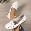 Azal | Blumige perforierte Loafer