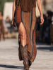 Piera | Stammes-Fransen-Maxikleid