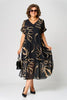 Milena | feminines Chiffonkleid für Curvy Damen