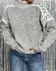 Zuvey | Gemusterter Rollkragenpullover