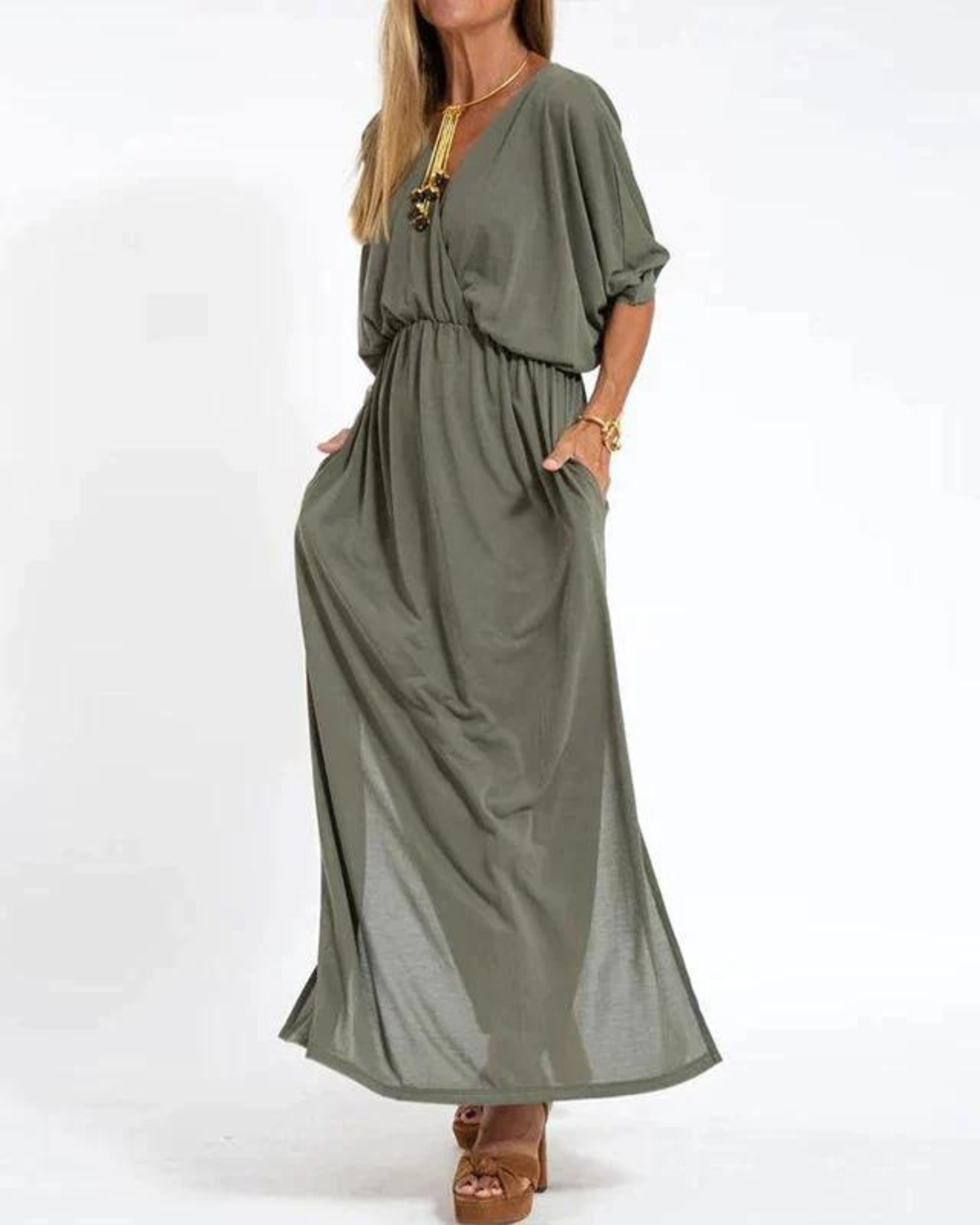 Laynie | Elegantes Vintage-Maxikleid