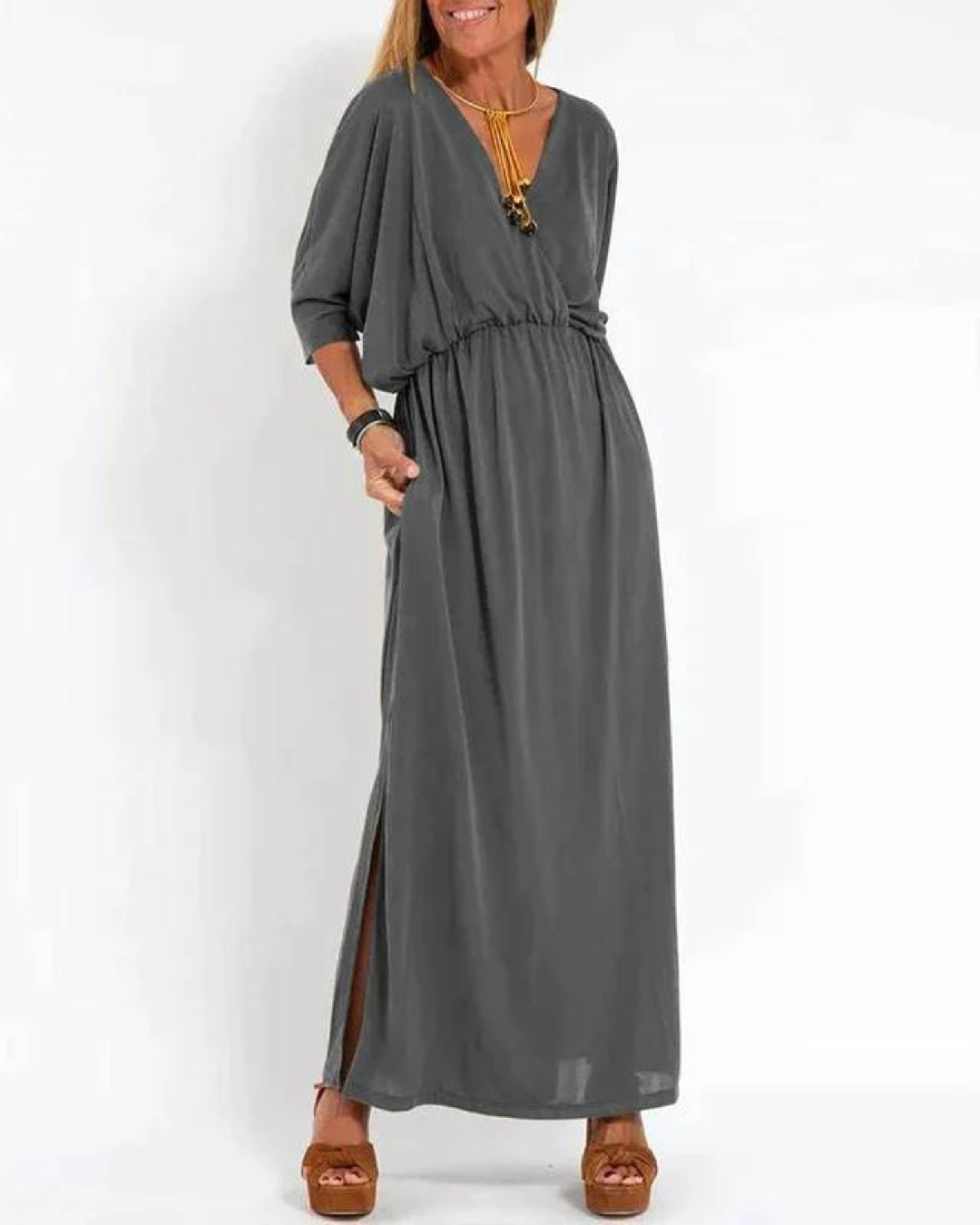 Laynie | Elegantes Vintage-Maxikleid