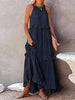 Jovilyn | Ärmelloses Kleid mit Rüschen