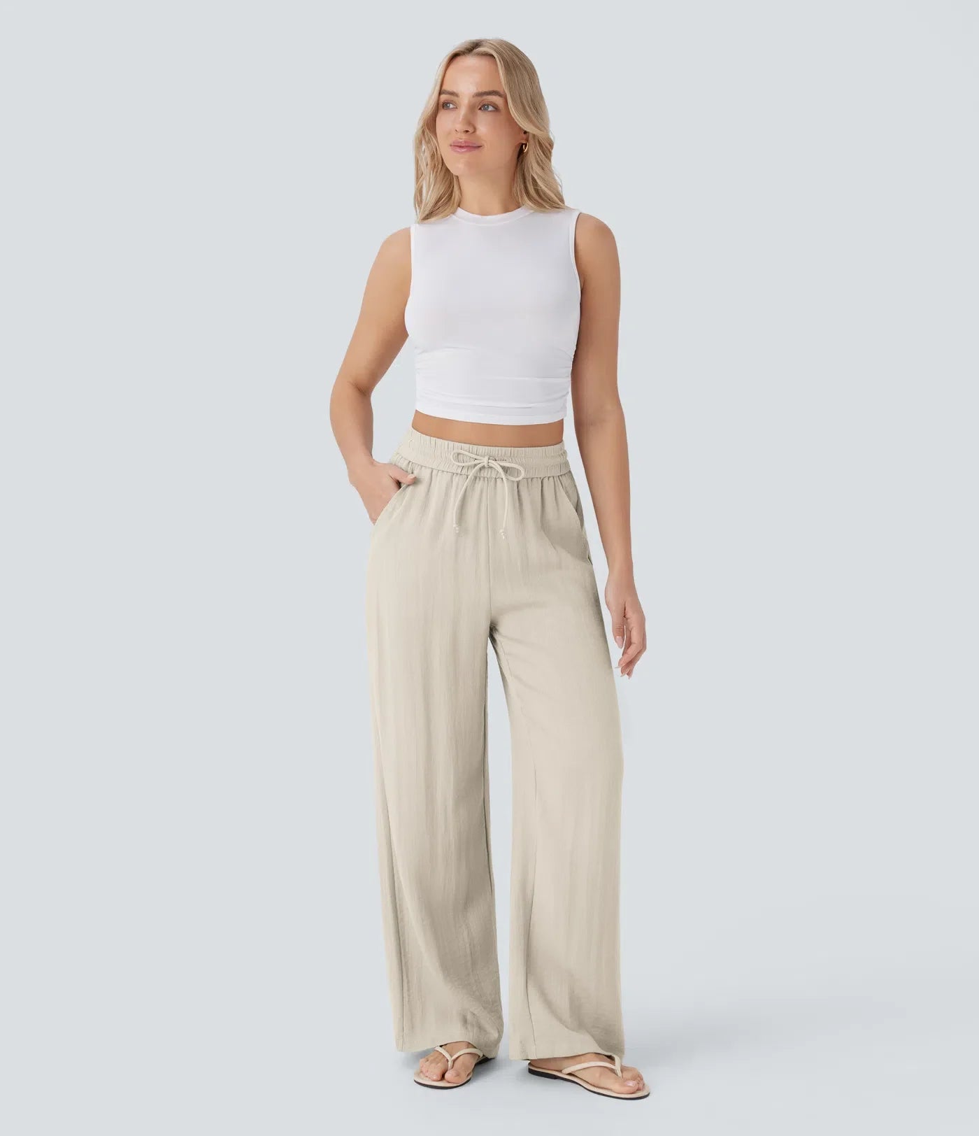 Lissa | Luftige Leinenhose mit elegantem Schnitt
