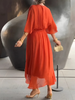 Phina | Zeitlosen Midikleid in Wickeloptik