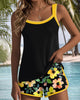 Laluna | Bequemer geblümter Tankini Combo