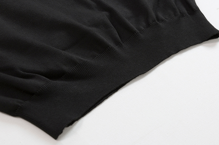 Abner | Minimalistischer Feinstrickpullover mit Halbrollkragen