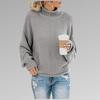 Carla™ | Klassischer Winterpullover - Grau / S