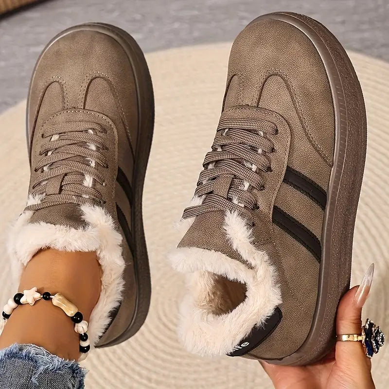 Jalia | Bequeme Baumwoll-Sneaker mit warmem Innenfutter