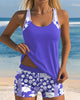 Sky | modisches Tankini-Set mit bedrucktem Boxer