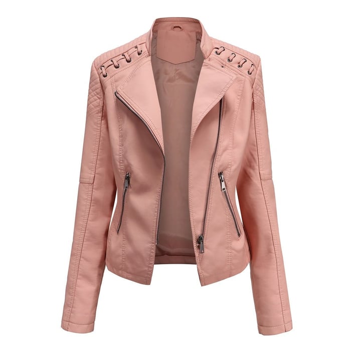 Clarisa | Gewaschene Lammfell-Lederjacke