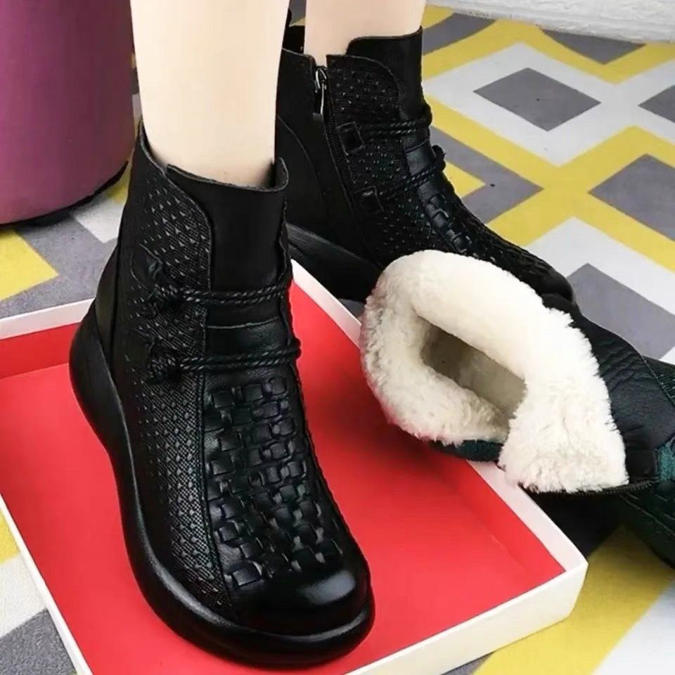 Jennifer | Damen-Lederstiefeletten, vintage & elegant