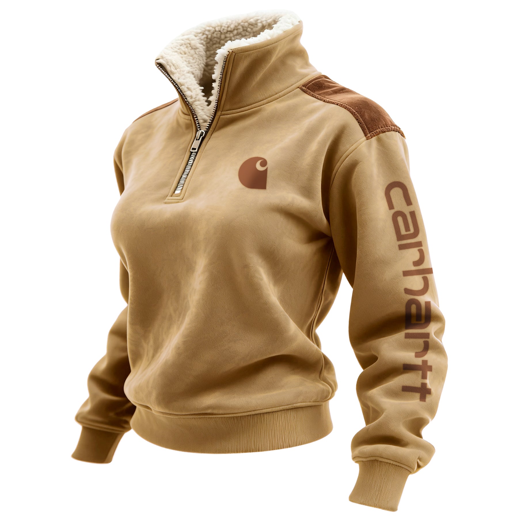 Tenna | Fleecegefütterter Suede-Zip