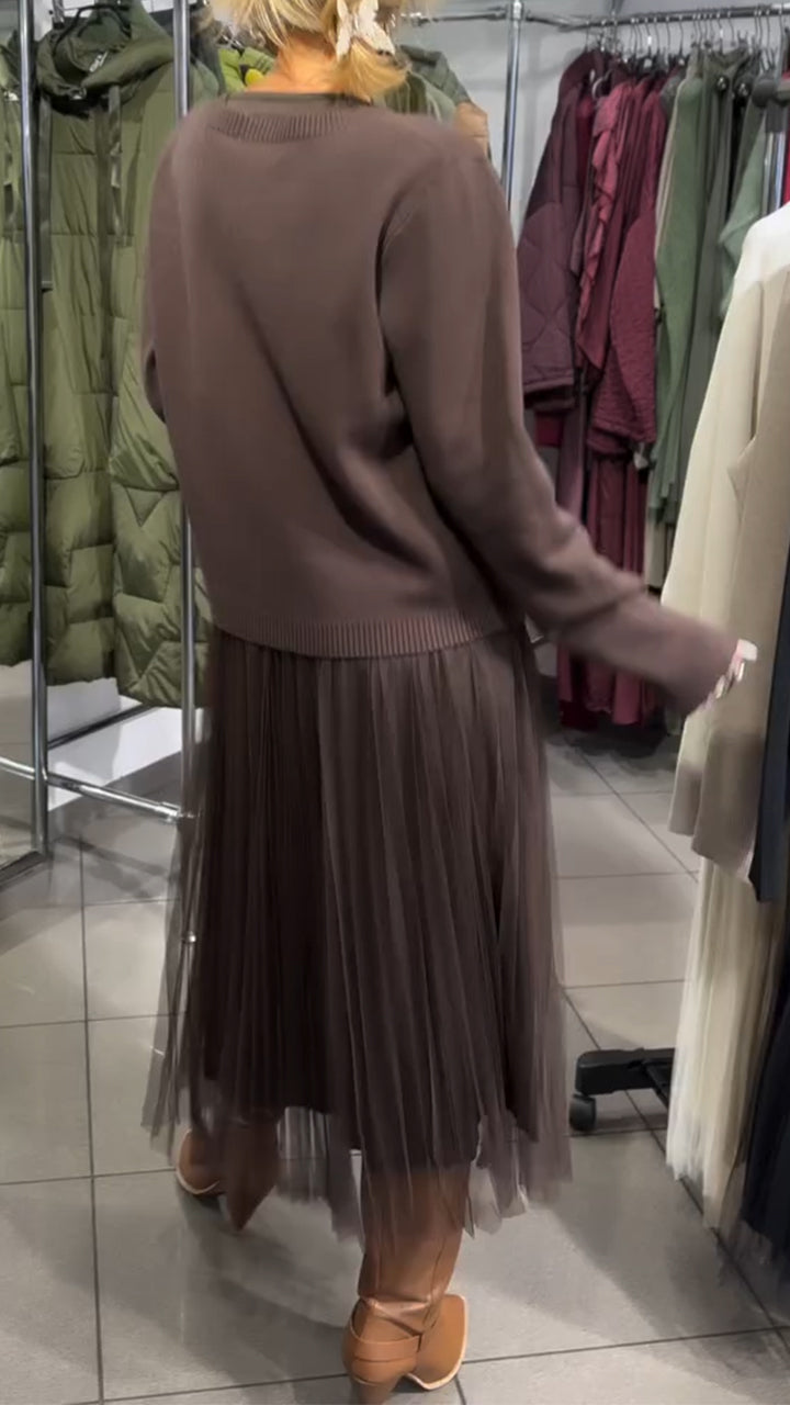 Evelyne | Taillierte Kleid mit Seitenreißverschluss