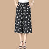 Jayne | Geblümte Culottes mit elastischer Taille