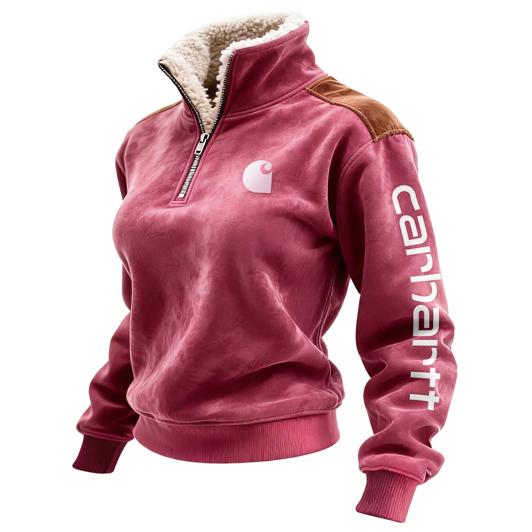 Tenna | Fleecegefütterter Suede-Zip