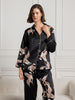 Nola | luxuriöses Damenpyjama-Set mit kontrastierender Bindung