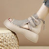 Larissa | Bequeme Plateausandalen aus Leder mit weicher Sohle