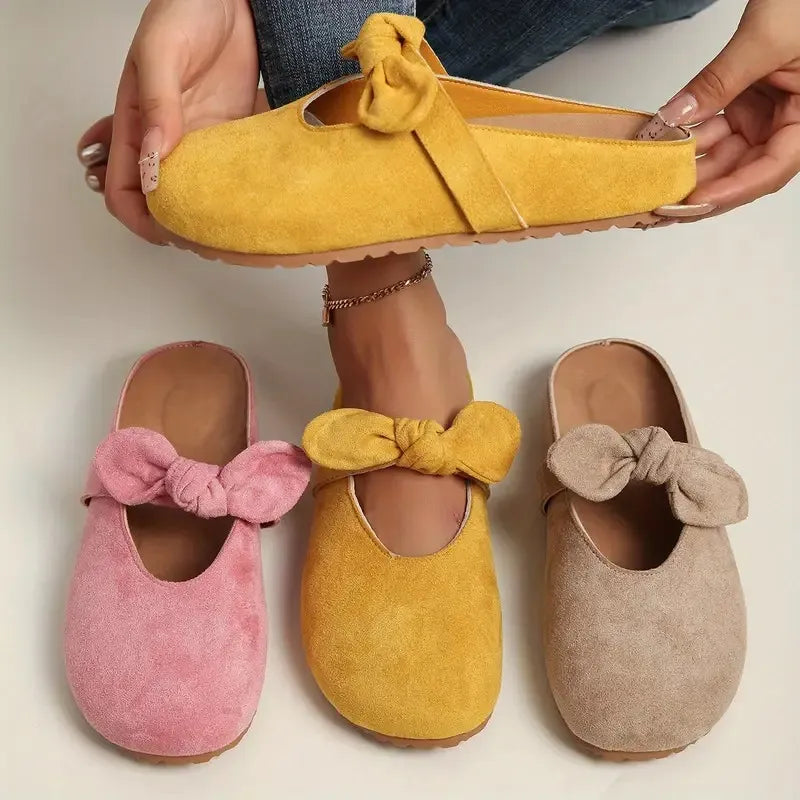 Muvey | Damen-Mules mit Schleife