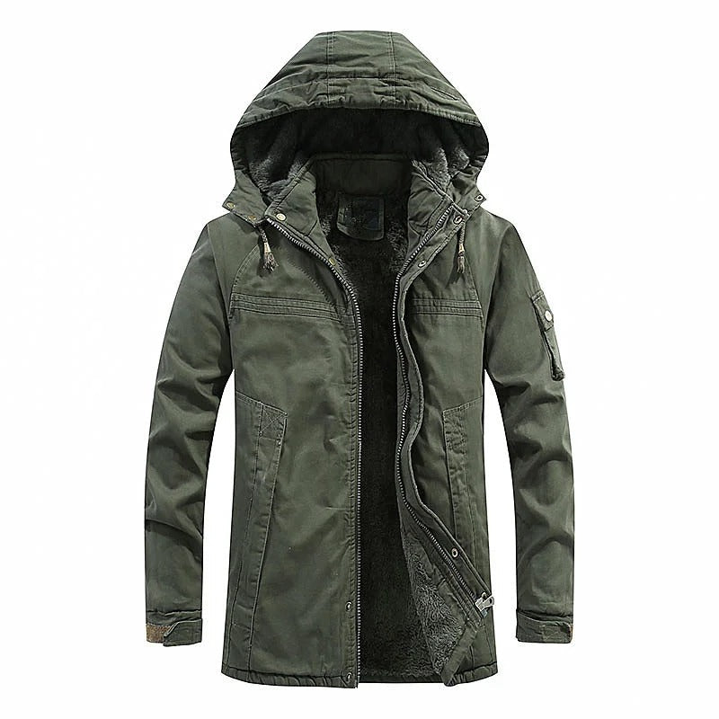 Mike | Warme Outdoor-Jacke mit Kapuze