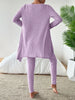 Chloe | Stilvolles 3-teiliges Set aus geripptem Strick