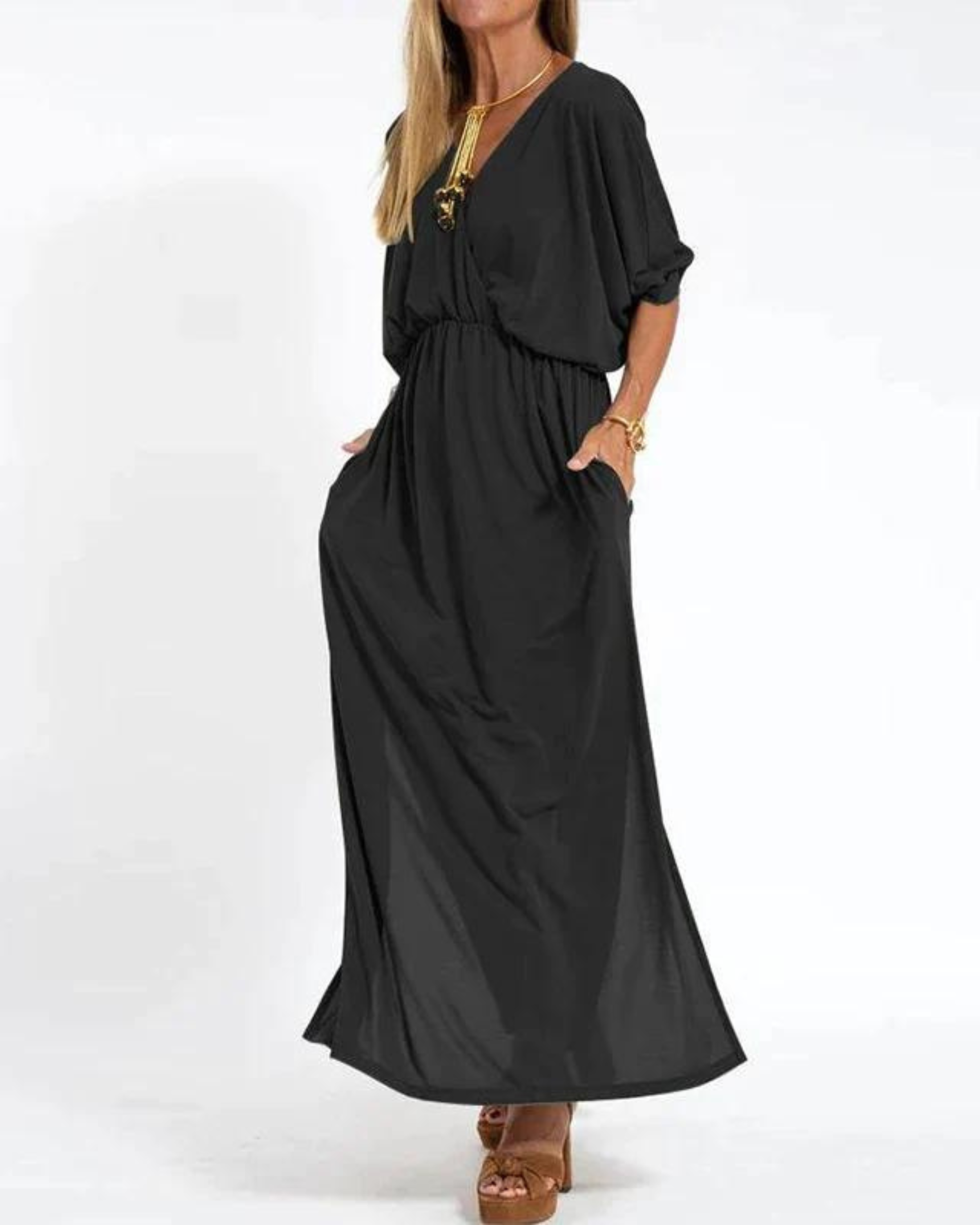 Laynie | Elegantes Vintage-Maxikleid